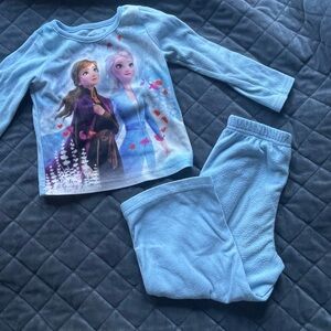 Disney Frozen Light Blue Kids Pajama Set